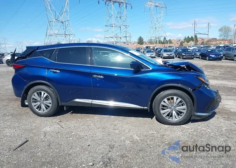 2022 Nissan Murano S Intelligent Awd from USA, damaged, VIN 5N1AZ2AS0NC117407